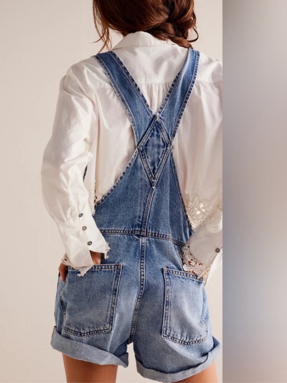 We The Free The Ziggy Denim Shortall Size M - Picture 3 of 9